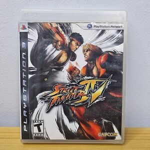 Street Fighter IV 4 Capcom (Sony PlayStation 3, PS3, 2009) No Manual